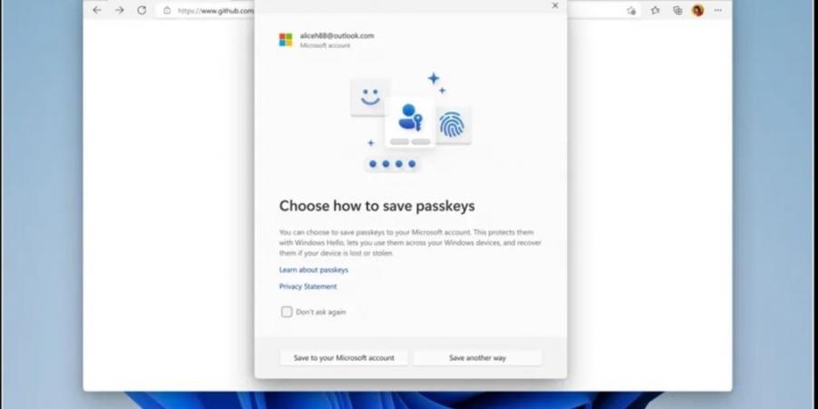 Microsoft تحسّن دعمها لمفاتيح المرور في Windows 11